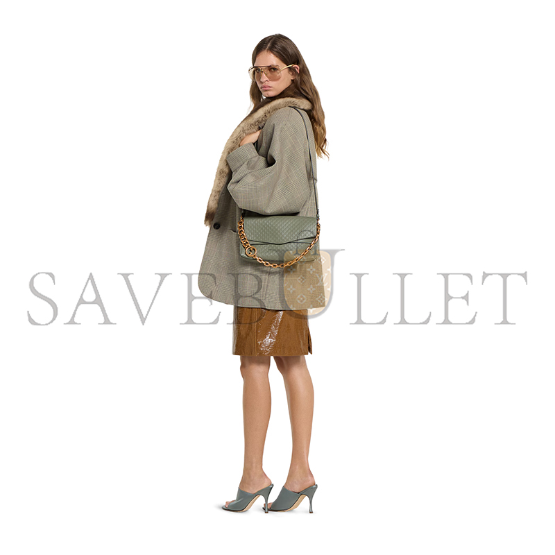 GUCCI MEDIUM SHOULDER BAG WITH CHAIN 857622 (28*16*7cm) GUCCI MEDIUM SHOULDER BAG WITH CHAIN 857622 (28*16*7cm)